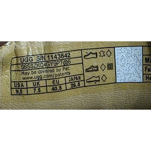 UGG SEA SALT BRISBANE CHELSEA WATERPROOF PLATFORM BOOTS WOMEN' US 9.5 EUR 40.5 - Picture 7 of 7